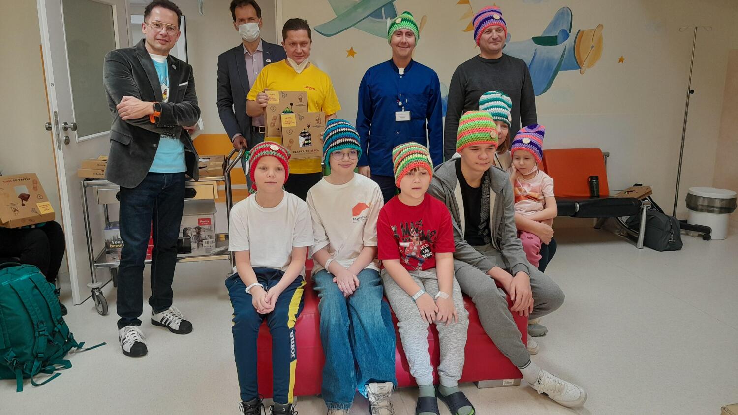 "Czapka od serca" w Uniwersyteckim Szpitalu Dziecięcym w Lublinie