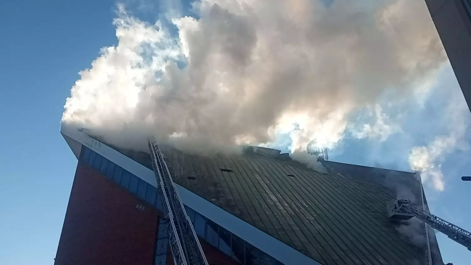 Pożar kościoła przy ul. Kunickiego