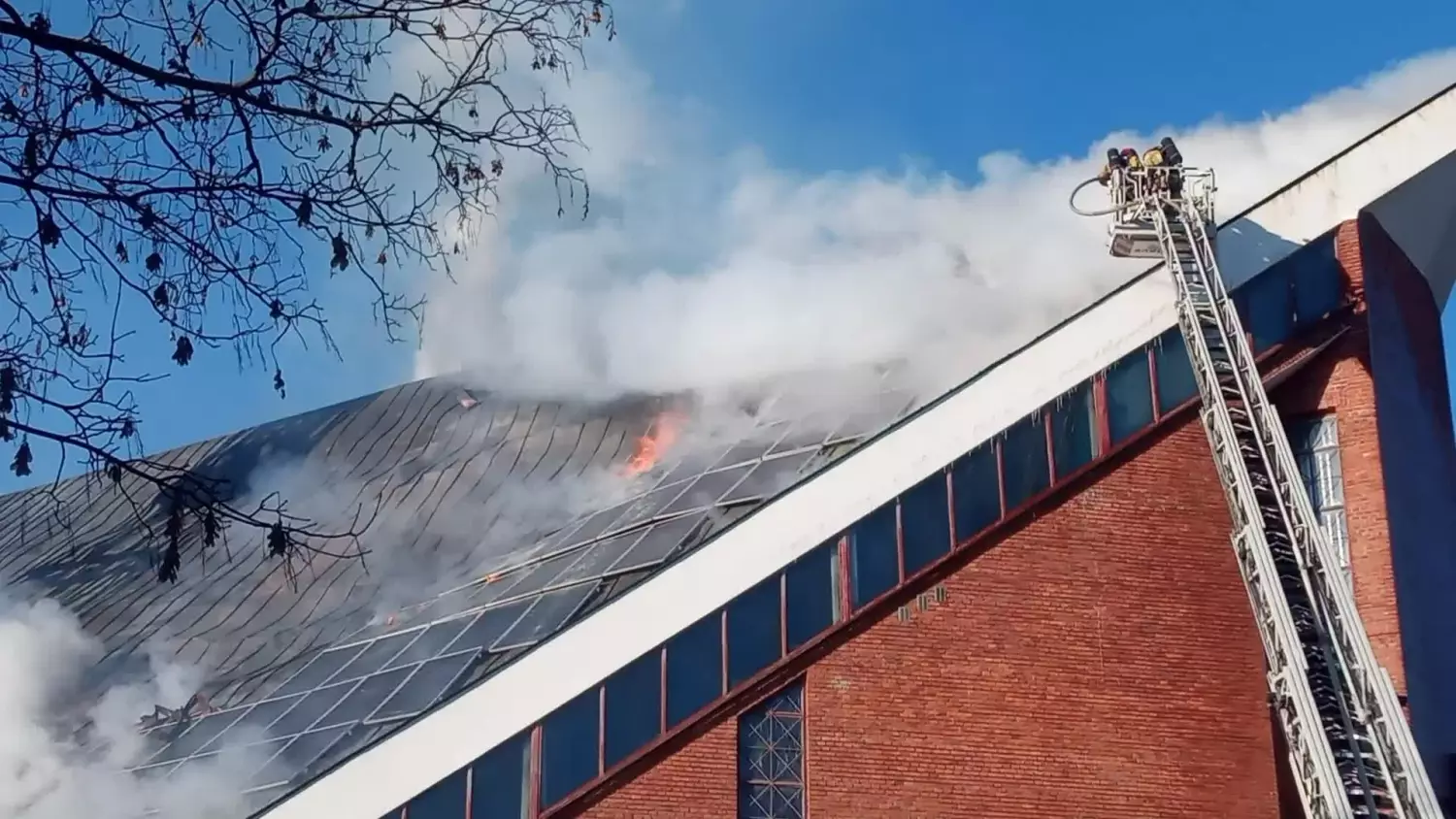 Pożar kościoła przy ul. Kunickiego (3)