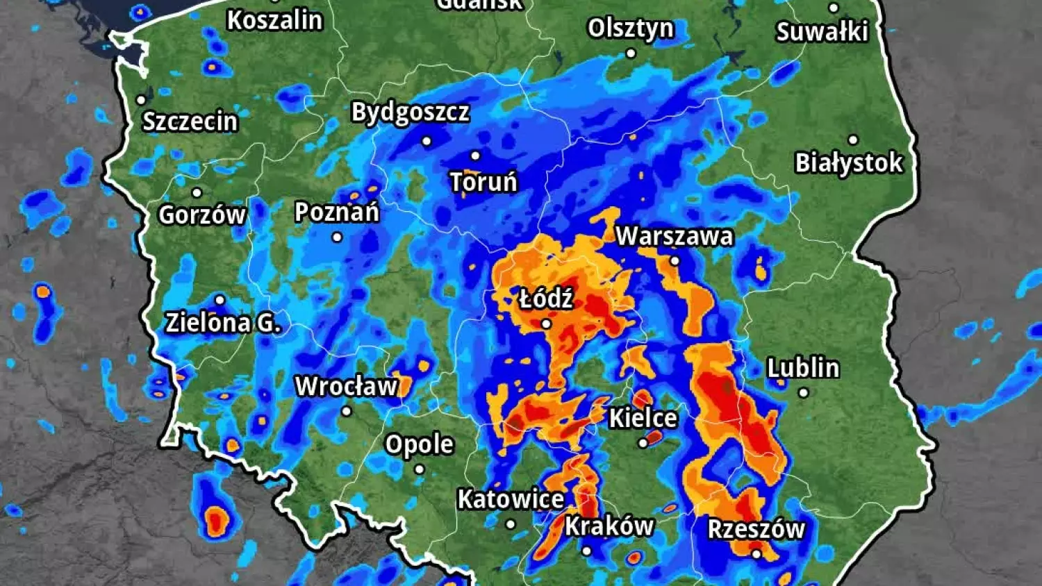 Prognoza opadów