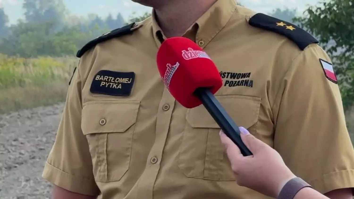 Pożar hali przy ul. Kasprowicza w Lublinie